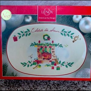 NIB Lenox American by Design Celebrate the Season Tray